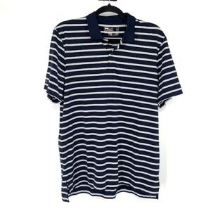 RALPH LAUREN RLX Lightweight Airflow Jersery Polo Golf Striped Short Sleeve M